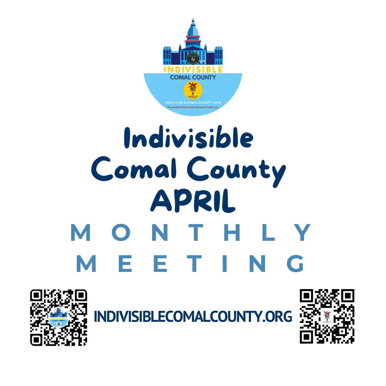 Indivisible Comal County – Public Meeting